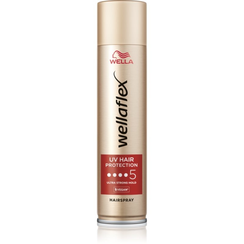 Wella Wella Wellaflex UV Hair Protection лак за коса с екстра силна фиксация за топлинно третиране на косата - Унисекс парфюм 250мл - Сравни цени от 1 магазин с безплатна доставка