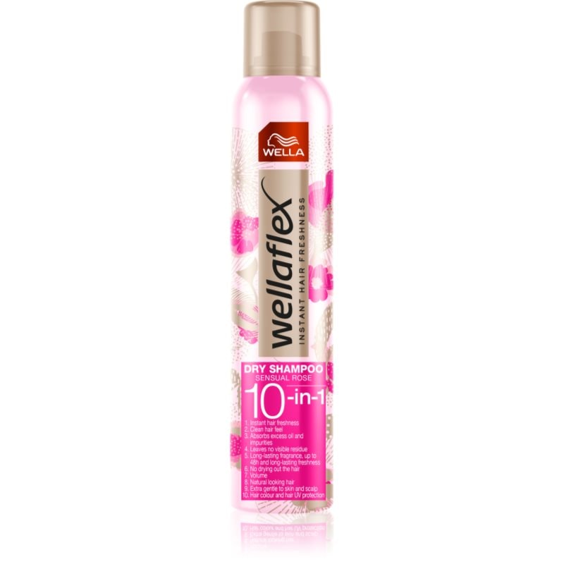 Wella Wellaflex Sensual Rose сух шампоан с нежен флорален аромат - Грижа за коса - Сравни цени от 1 магазин с безплатна доставка