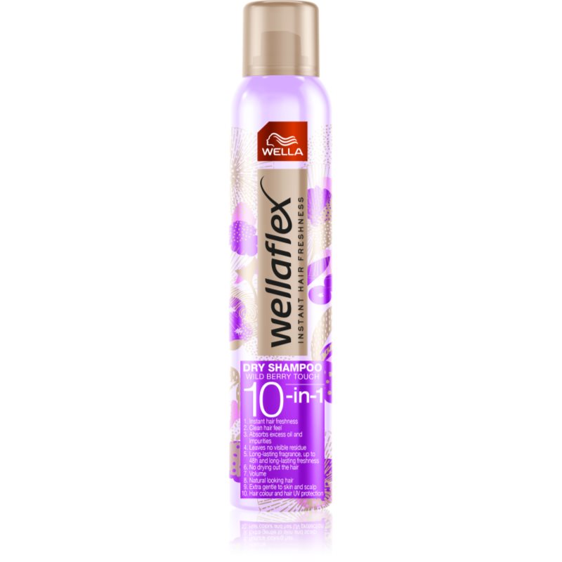 Wella Wella Wellaflex Wild Berry Touch сух шампоан с нежен флорален аромат - Дамски парфюм 180мл - Сравни цени от 1 магазин с безплатна доставка