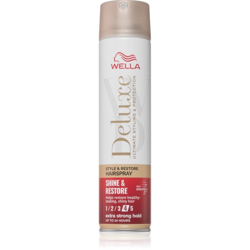 Wella Deluxe Shine & Restore лак за коса със силна фиксация за обем - Грижа за коса - Сравни цени от 1 магазин с безплатна доставка