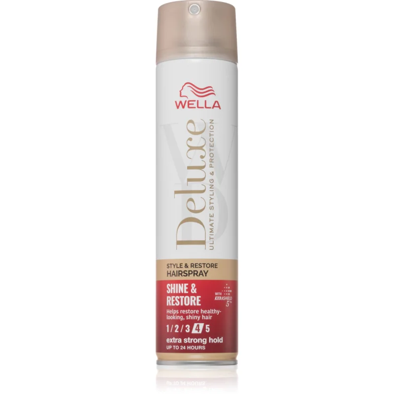 Wella Deluxe Shine & Restore лак за коса със силна фиксация за обем - Грижа за коса - Сравни цени от 1 магазин с безплатна доставка