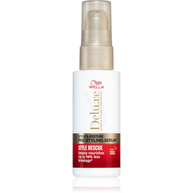 Wella Deluxe Style & Restore обновяващ серум за укрепване на косата - Грижа за коса - Сравни цени от 1 магазин с безплатна доставка