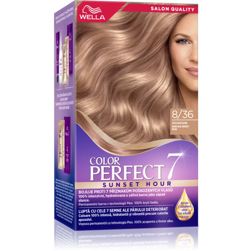 Wella Color Perfect Sunset Hour боя за коса 8/36 Blond Rosé - Грижа за коса - Сравни цени от 1 магазин с безплатна доставка