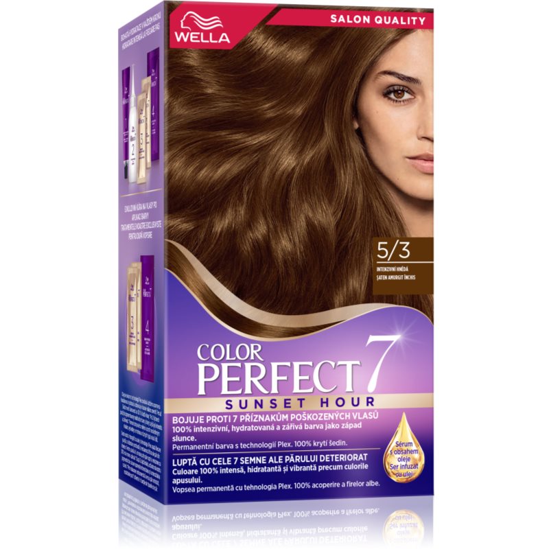 Wella Color Perfect Sunset Hour боя за коса 5/3 Intense Brown 1 бр. - Грижа за коса - Сравни цени от 1 магазин с безплатна доставка