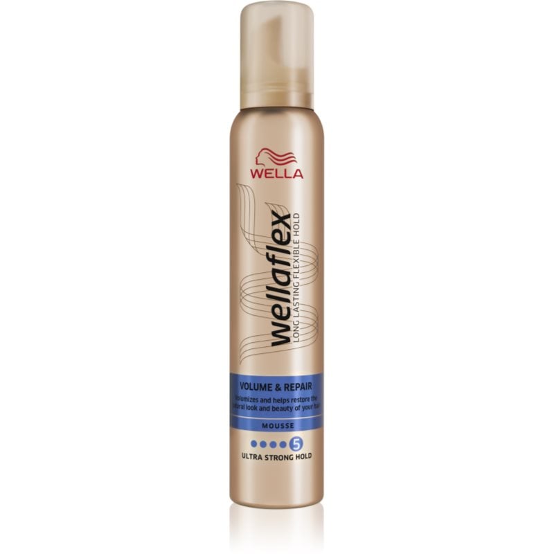 Wella Wellaflex Volume & Repair пяна втвърдител за обем и жизненост