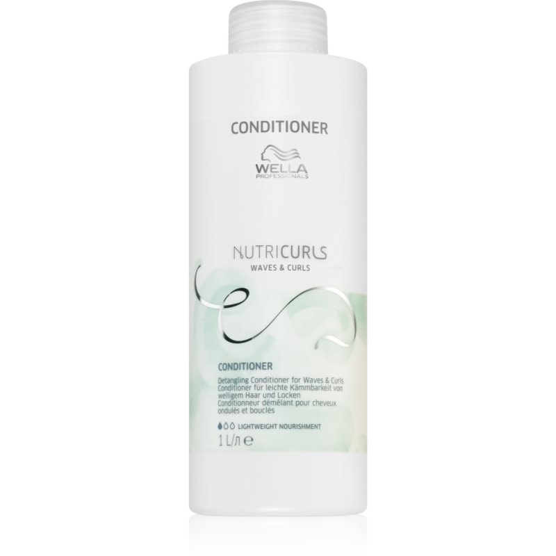 Wella Professionals Wella Professionals Nutricurls Waves & Curls подхранващ балсам за по-лесно разресване на косата - Унисекс парфюм 150мл - Сравни цени от 1 магазин с безплатна доставка