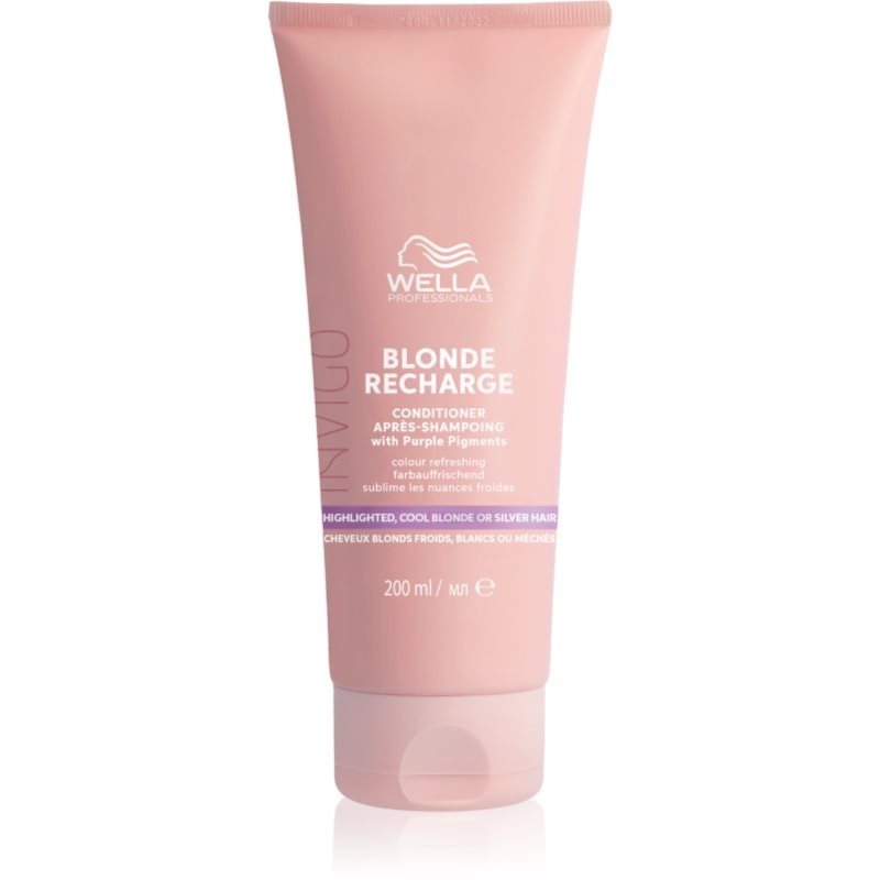 Wella Professionals Invigo Blonde Recharge лилав балсам неутрализиращ жълтеникавите оттенъци - Грижа за коса - Сравни цени от 1 магазин с безплатна доставка