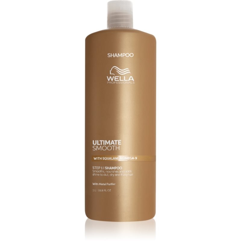 Wella Professionals Wella Professionals Ultimate Smooth Shampoo интензивен подхранващ шампоан за блясък и мекота на косата - Унисекс парфюм 100мл - Сравни цени от 1 магазин с безплатна доставка