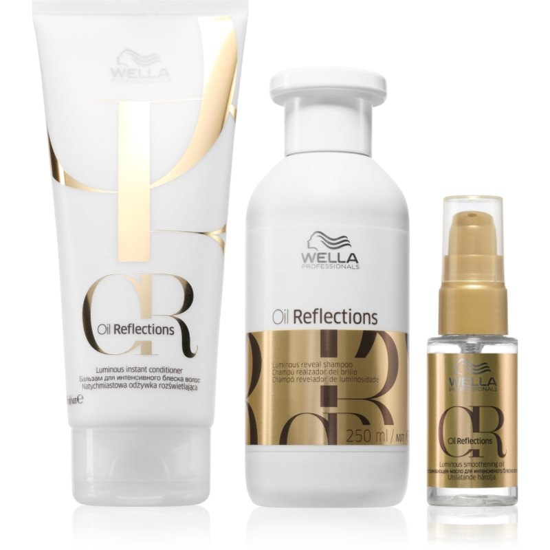 Wella Professionals Oil Reflections Set изгодна опаковка за блясък и мекота на косата - Грижа за коса - Сравни цени от 1 магазин с безплатна доставка