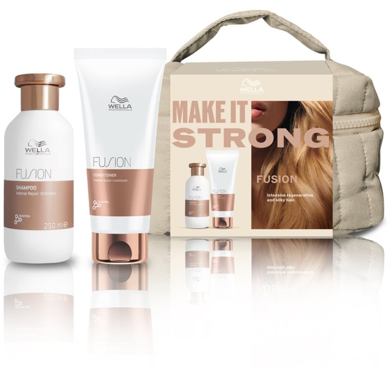 Wella Professionals Fusion Set подаръчен комплект за боядисана и увредена коса - Комплект - Сравни цени от 1 магазин с безплатна доставка