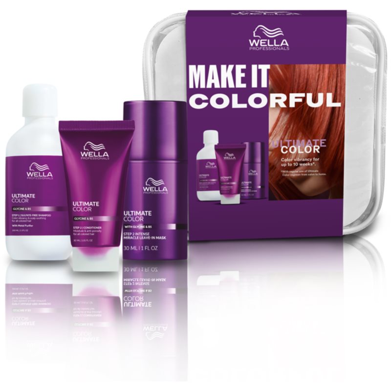Wella Professionals Ultimate Color Set комплект за пътуване за боядисана коса и коса с кичури - Комплект - Сравни цени от 1 магазин с безплатна доставка