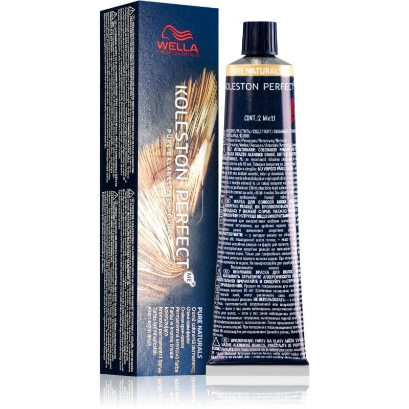 Wella Professionals Koleston Perfect ME+ Pure Naturals перманентната боя за коса - Грижа за коса - Сравни цени от 2 магазина с безплатна доставка