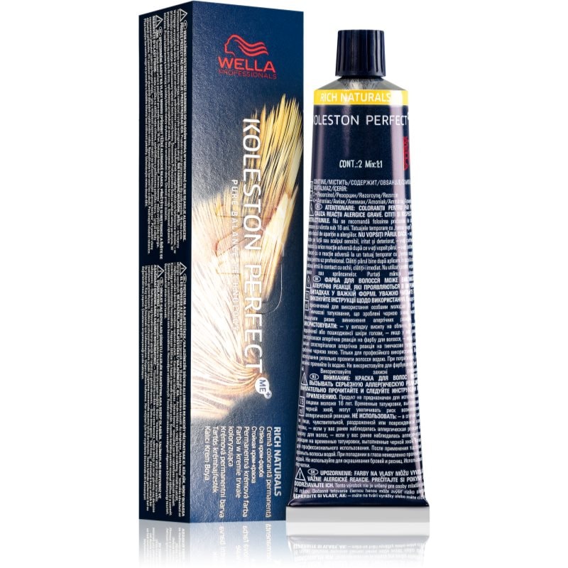 Wella Professionals Koleston Perfect ME+ Rich Naturals перманентната боя за коса - Грижа за коса - Сравни цени от 2 магазина с безплатна доставка