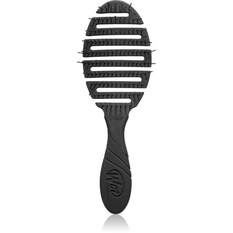 Wet Brush Flex Dry плоска четка За коса Black