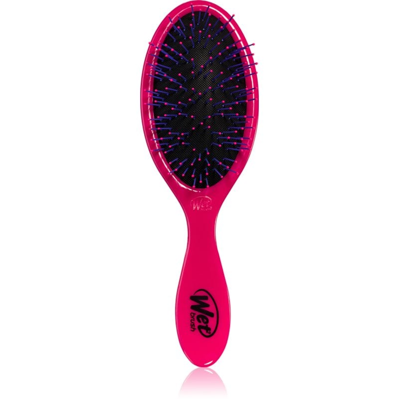 Wet Brush Detangler for Thick hair Pink Четка за коса за по-лесно разресване на косата Pink