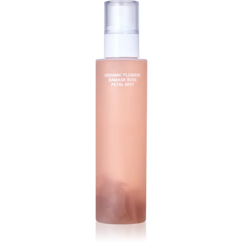 WHAMISA Organic Flowers Damask Rose Petal Mist хидратираща мъгла с успокояващ ефект