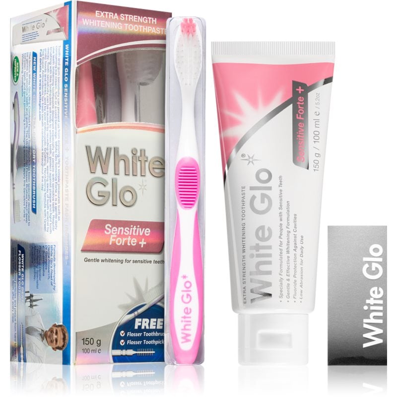 White Glo Sensitive Forte Комплект за дентална грижа Komplekt