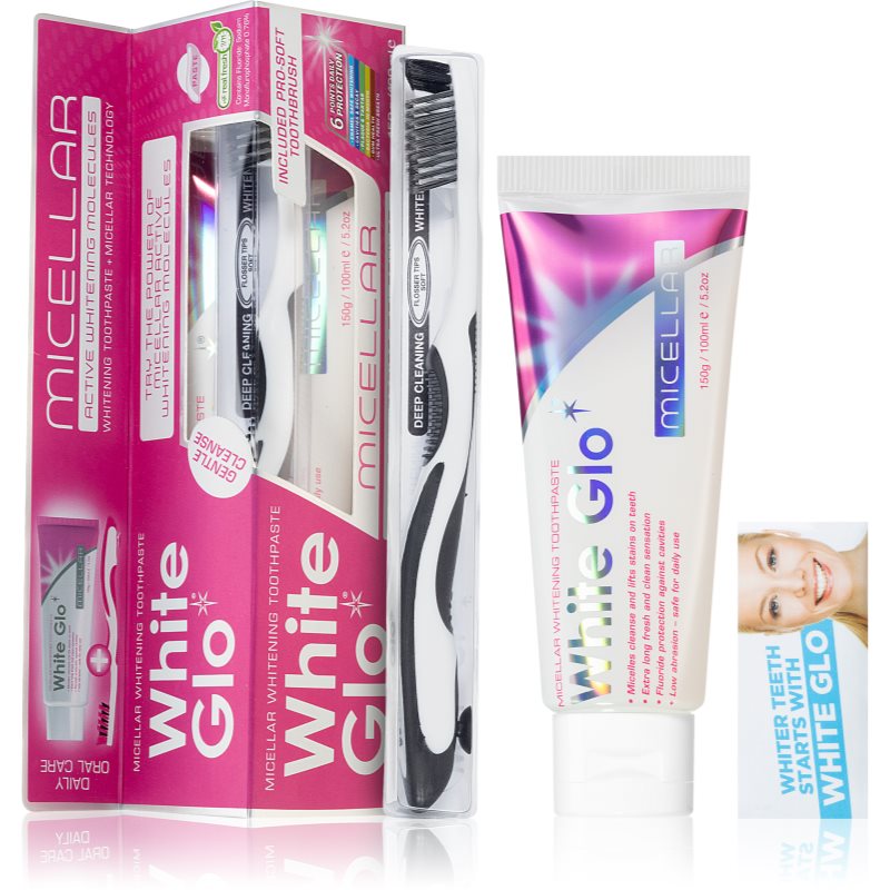 White Glo Micellar Комплект за дентална грижа - Комплект - Сравни цени от 1 магазин с безплатна доставка