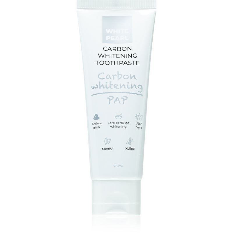 White Pearl White Pearl PAP Carbon Whitening избелваща паста за зъби - Унисекс парфюм 75мл - Сравни цени от 1 магазин с безплатна доставка