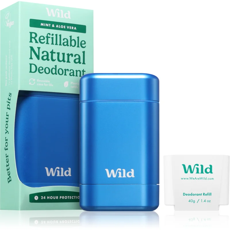 Wild Mint & Aloe Vera Men's Aqua/Blue Case дезодорант стик с калъфка - Грижа за тяло - Сравни цени от 1 магазин с безплатна доставка