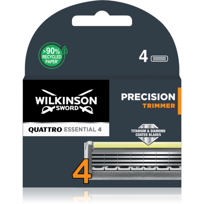 Wilkinson Sword Quattro Titanium Precision Резервни остриета - Електроуред - Сравни цени от 1 магазин с безплатна доставка