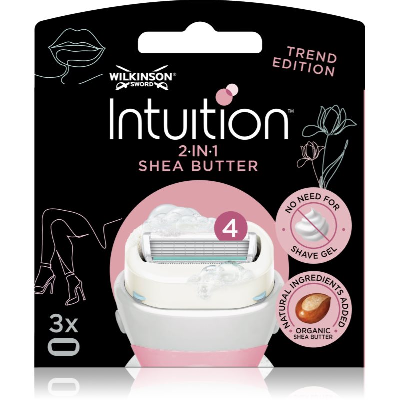 Wilkinson Sword Intuition 2in1 Shea Butter Резервни остриета - Електроуред - Сравни цени от 1 магазин с безплатна доставка
