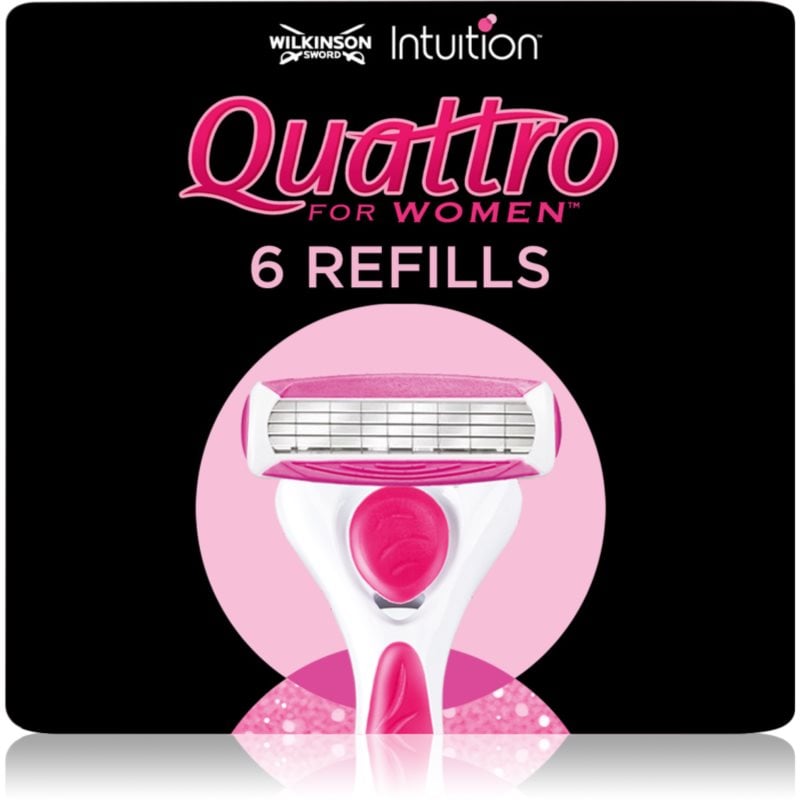 Wilkinson Sword Quattro for Women Aloe & Vit. E сменяеми глави
