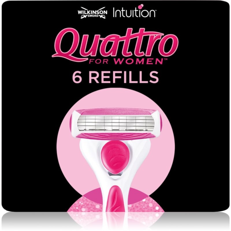 Wilkinson Sword Quattro for Women Aloe & Vit. E сменяеми глави - Електроуред - Сравни цени от 1 магазин с безплатна доставка