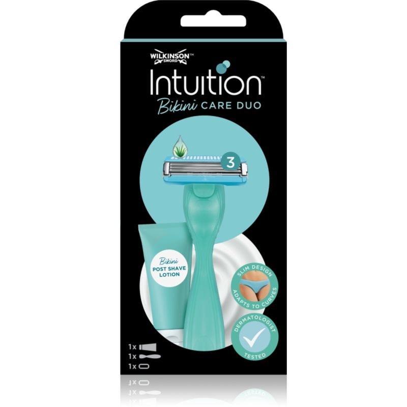 Wilkinson Sword Intuition Bikini Care комплект за бръснене за жени - Комплект - Сравни цени от 1 магазин с безплатна доставка
