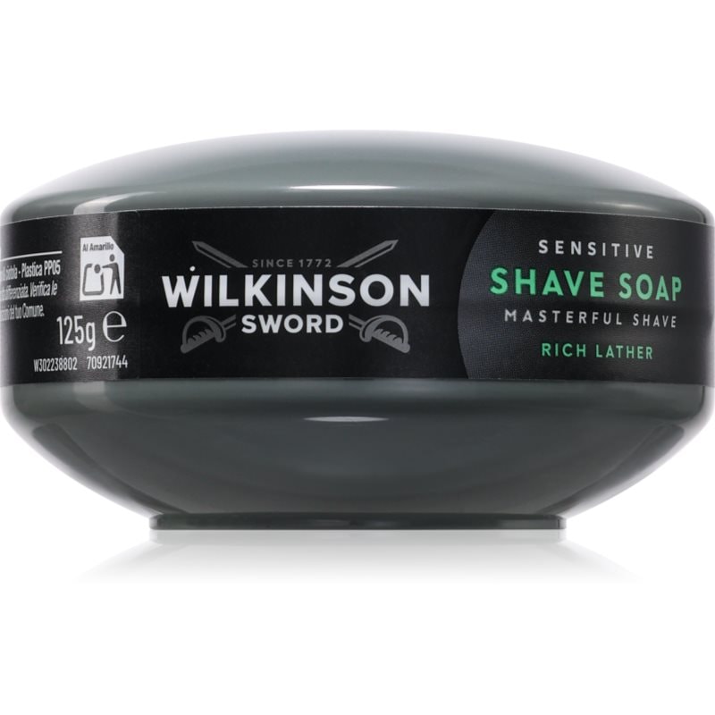 Wilkinson Sword Wilkinson Sword Sensitive Shave Soap Rich Lather сапун за бръснене за мъже - Мъжки парфюм 125мл - Сравни цени от 1 магазин с безплатна доставка