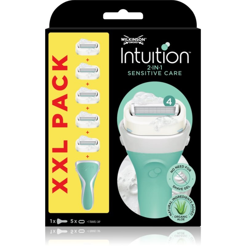 Wilkinson Sword Intuition Sensitive самобръсначка + резервни остриета - Електроуред - Сравни цени от 1 магазин с безплатна доставка