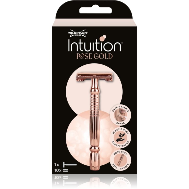 Wilkinson Sword Intuition Rose Gold Razor самобръсначка + резервни остриета - Електроуред - Сравни цени от 1 магазин с безплатна доставка