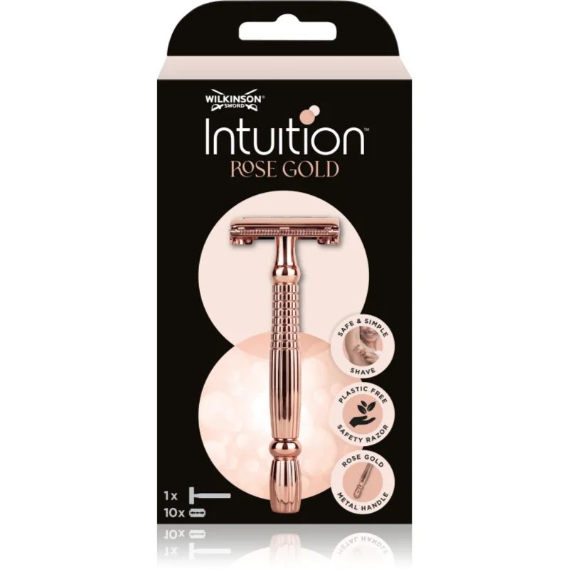 Wilkinson Sword Intuition Rose Gold Razor самобръсначка + резервни остриета - Електроуред - Сравни цени от 1 магазин с безплатна доставка