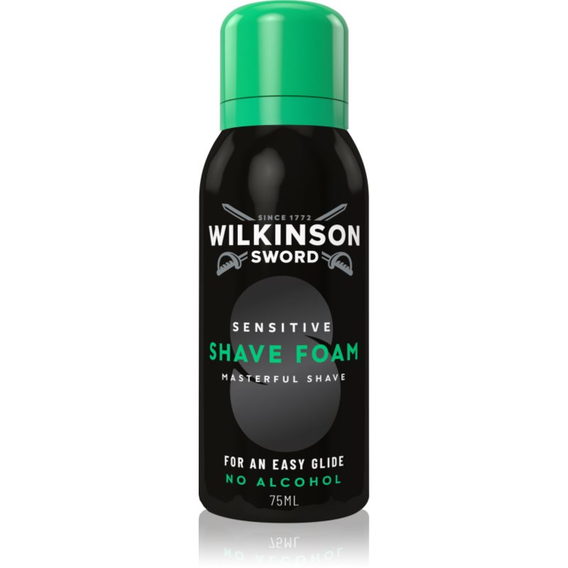 Wilkinson Sword Wilkinson Sword Sensitive Shave Foam пяна за бръснене за мъже - Мъжки парфюм 75мл - Сравни цени от 1 магазин с безплатна доставка