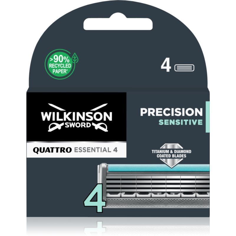 Wilkinson Sword Quattro Essential 4 Precision Sensitive Резервни остриета