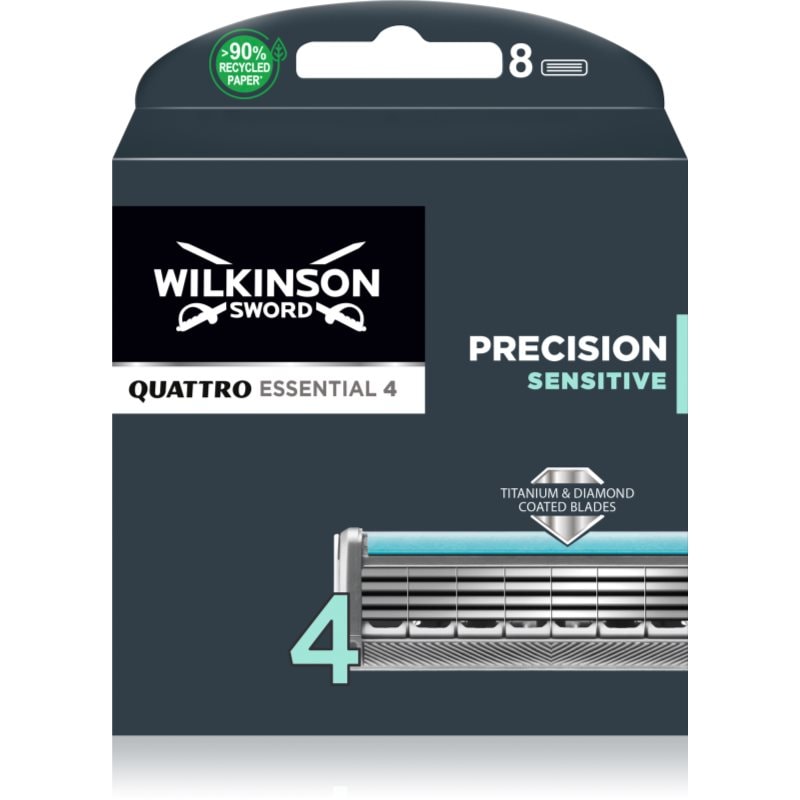 Wilkinson Sword Quattro Titanium Sensitive сменяеми глави - Електроуред - Сравни цени от 1 магазин с безплатна доставка