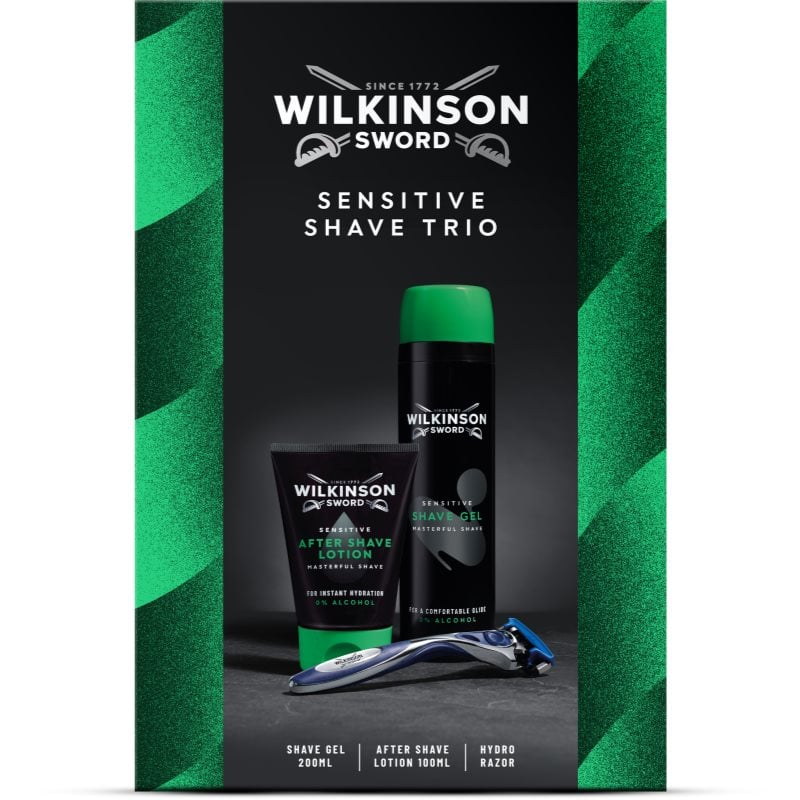 Wilkinson Sword Sensitive Shave Trio подаръчен комплект бръснене