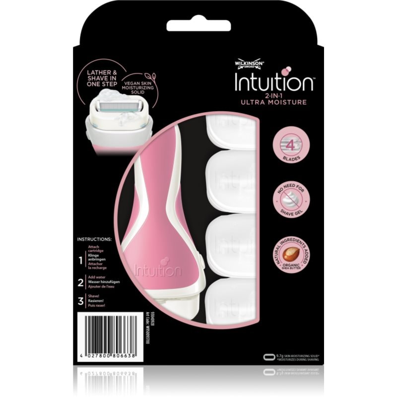 Wilkinson Sword Intuition 2in1 Ultra Moisture Razor самобръсначка + резервни остриета - Електроуред - Сравни цени от 1 магазин с безплатна доставка