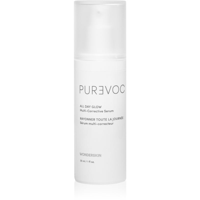 WONDERSKIN PUREVOC All Day Glow Serum озаряващ серум с изглаждащ ефект
