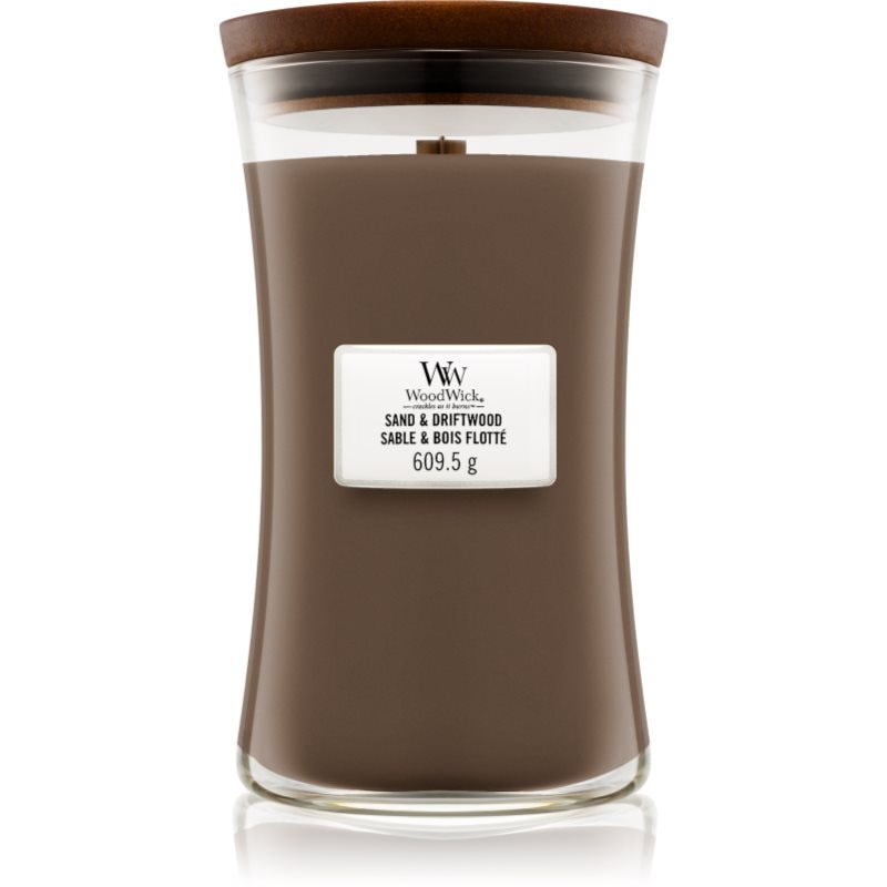 Woodwick Sand & Driftwood ароматна свещ с дървен фитил 609.5 гр. - Аромат - Сравни цени от 1 магазин с безплатна доставка