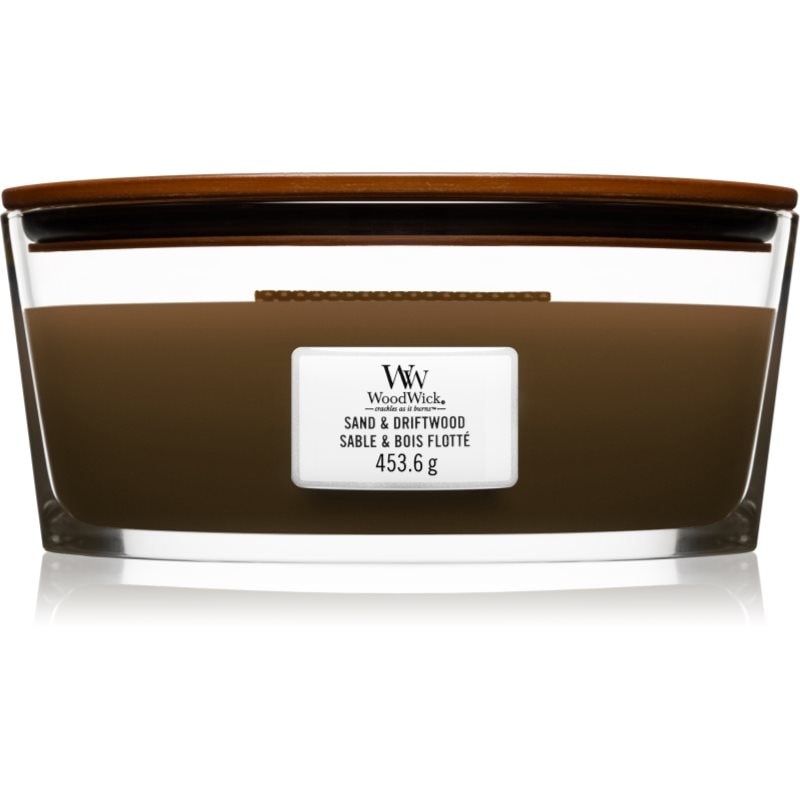 Woodwick Sand & Driftwood ароматна свещ с дървен фитил (hearthwick) 453 гр. - Аромат - Сравни цени от 1 магазин с безплатна доставка