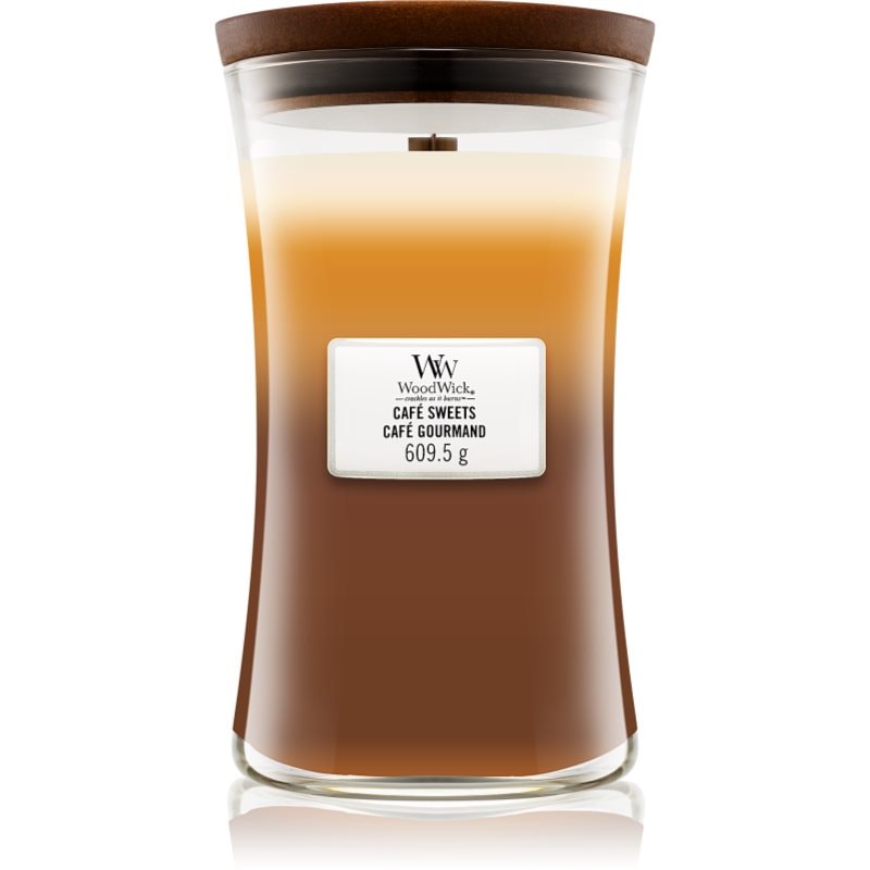 Woodwick Trilogy Café Sweets ароматна свещ с дървен фитил 609.5 гр. - Аромат - Сравни цени от 1 магазин с безплатна доставка