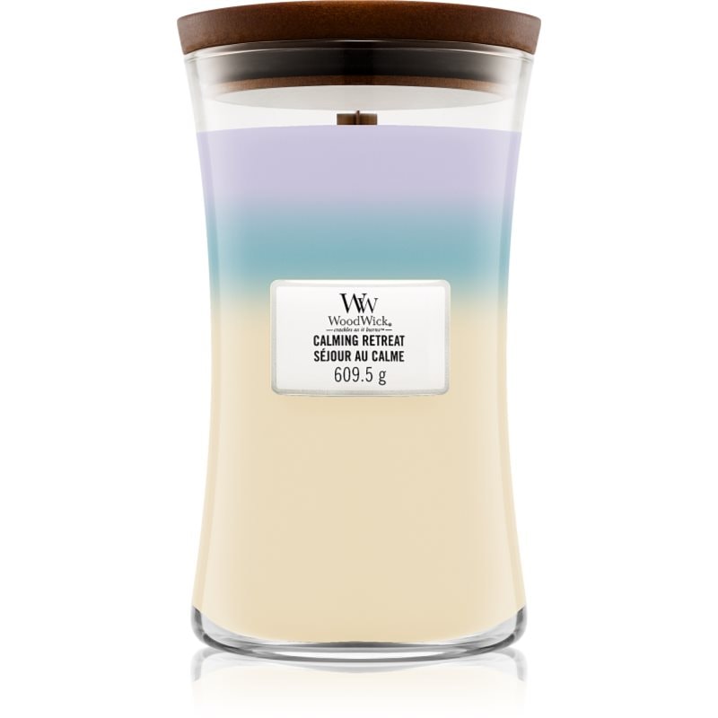 Woodwick Trilogy Calming Retreat ароматна свещ с дървен фитил 609.5 гр. - Аромат - Сравни цени от 1 магазин с безплатна доставка