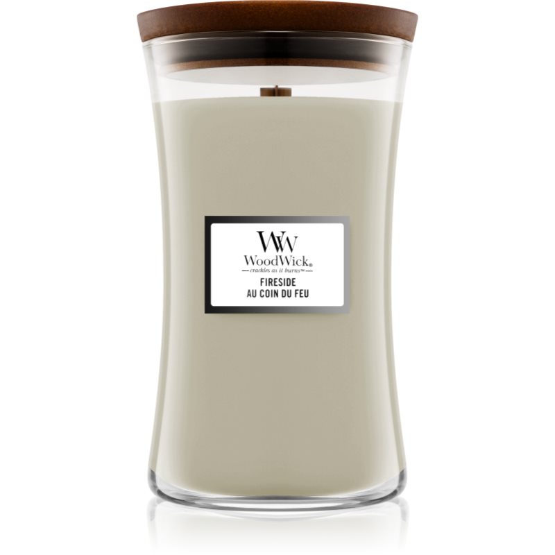 Woodwick Woodwick Fireside Au Coin Du Feu ароматна свещ с дървен фитил 609.5 гр. - Унисекс парфюм 5мл - Сравни цени от 1 магазин с безплатна доставка