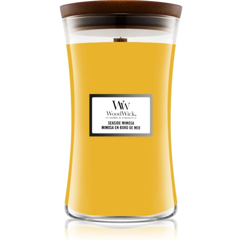 Woodwick Seaside Mimosa ароматна свещ с дървен фитил 609.5 гр. - Аромат - Сравни цени от 1 магазин с безплатна доставка