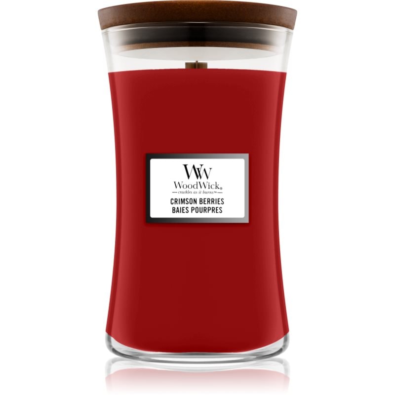 Woodwick Crimson Berries ароматна свещ с дървен фитил 610 гр. - Аромат - Сравни цени от 1 магазин с безплатна доставка