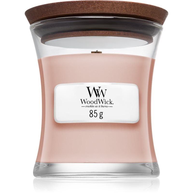 Woodwick Woodwick Vanilla & Sea Salt ароматна свещ с дървен фитил 85 гр. - Унисекс парфюм 85мл - Сравни цени от 1 магазин с безплатна доставка