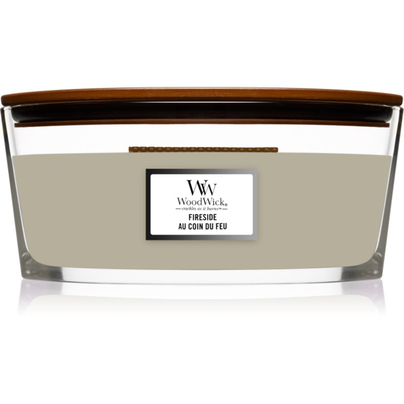 Woodwick Fireplace Fireside ароматна свещ с дървен фитил (hearthwick) 453 гр. - Аромат - Сравни цени от 1 магазин с безплатна доставка