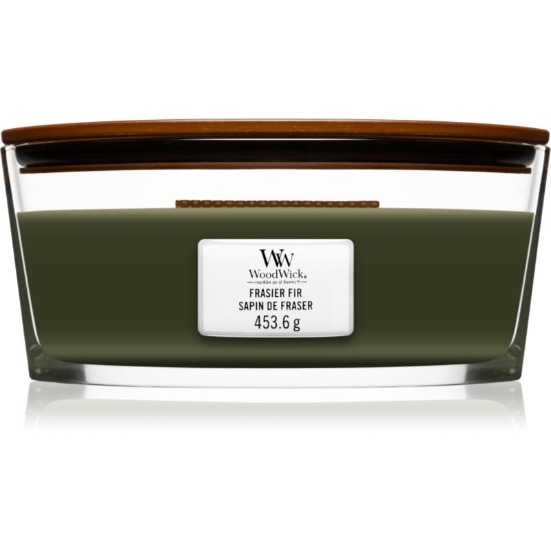 Woodwick Frasier Fir ароматна свещ с дървен фитил (hearthwick) 453.6 гр. - Аромат - Сравни цени от 1 магазин с безплатна доставка