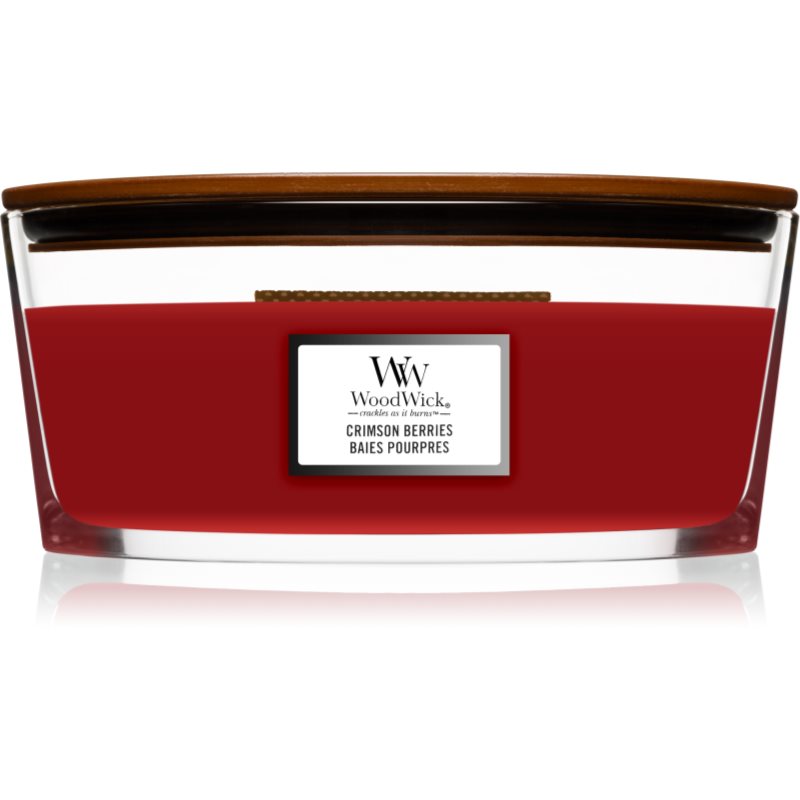 Woodwick Crimson Berries ароматна свещ с дървен фитил (hearthwick) 453,6 гр. - Аромат - Сравни цени от 1 магазин с безплатна доставка